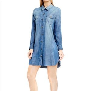 Vince Camuto Denim Shirt Dress NWT